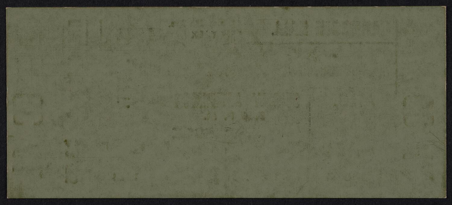 Ticket for Laterna Magika, August 9, 1964 (back)