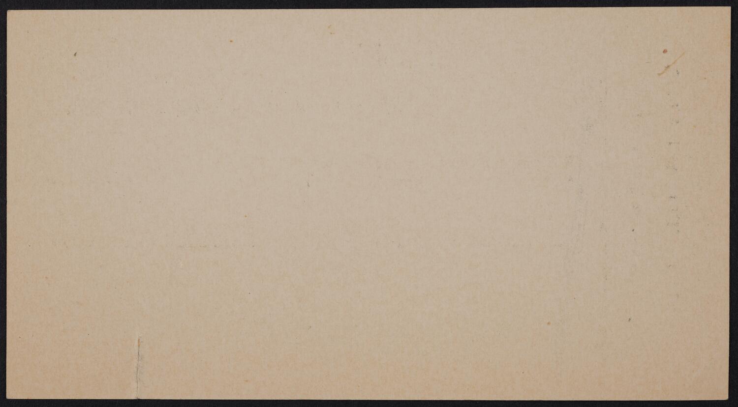 Ticket for Memorial Day Services, May 30, 1918 (back)