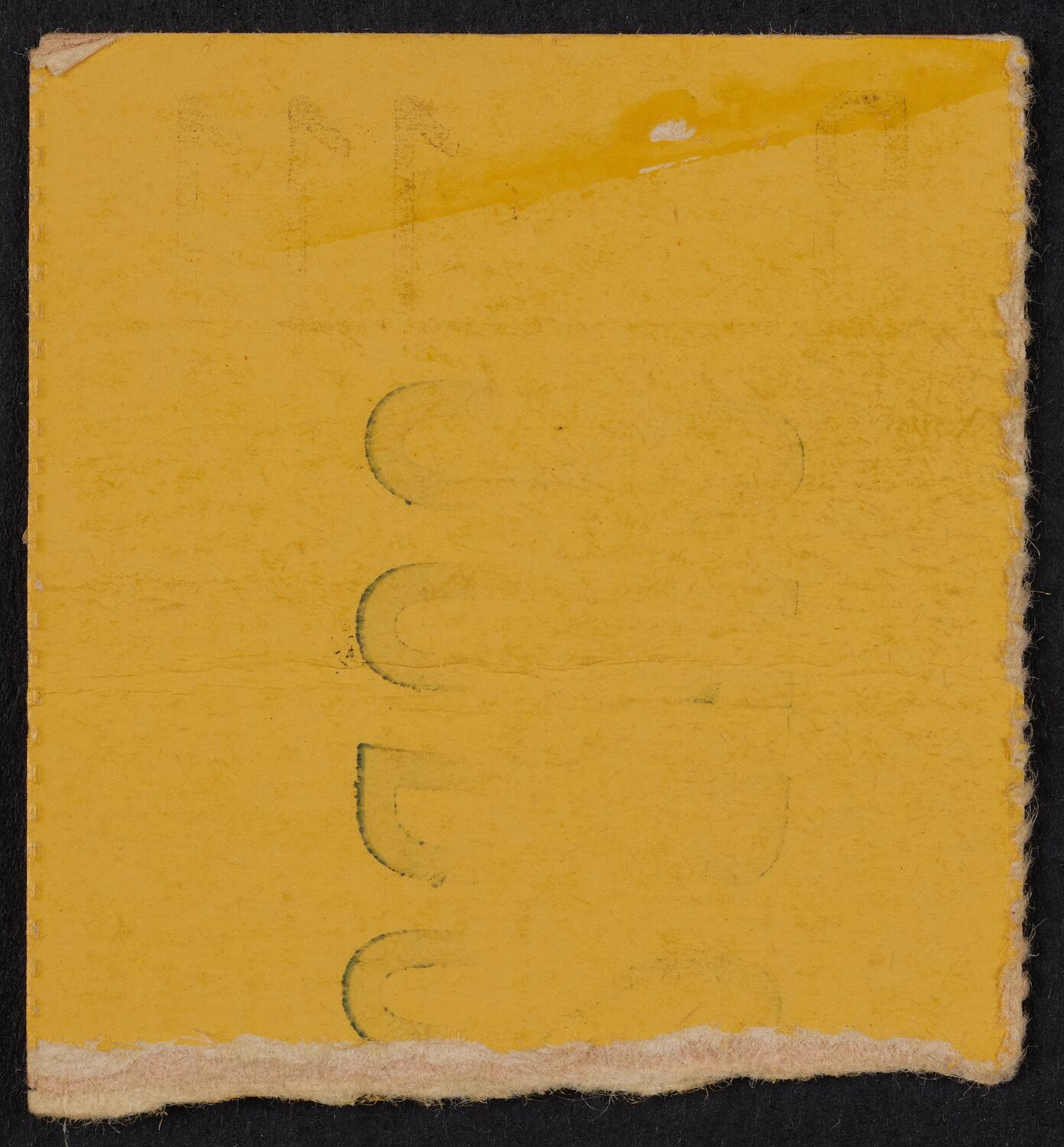 Ticket for Montserrat Caballé with Bernabé Martí, April 19, 1973 (back)