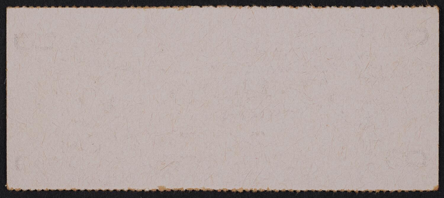 Ticket for American Opera Society, April 22, 1970 (back)