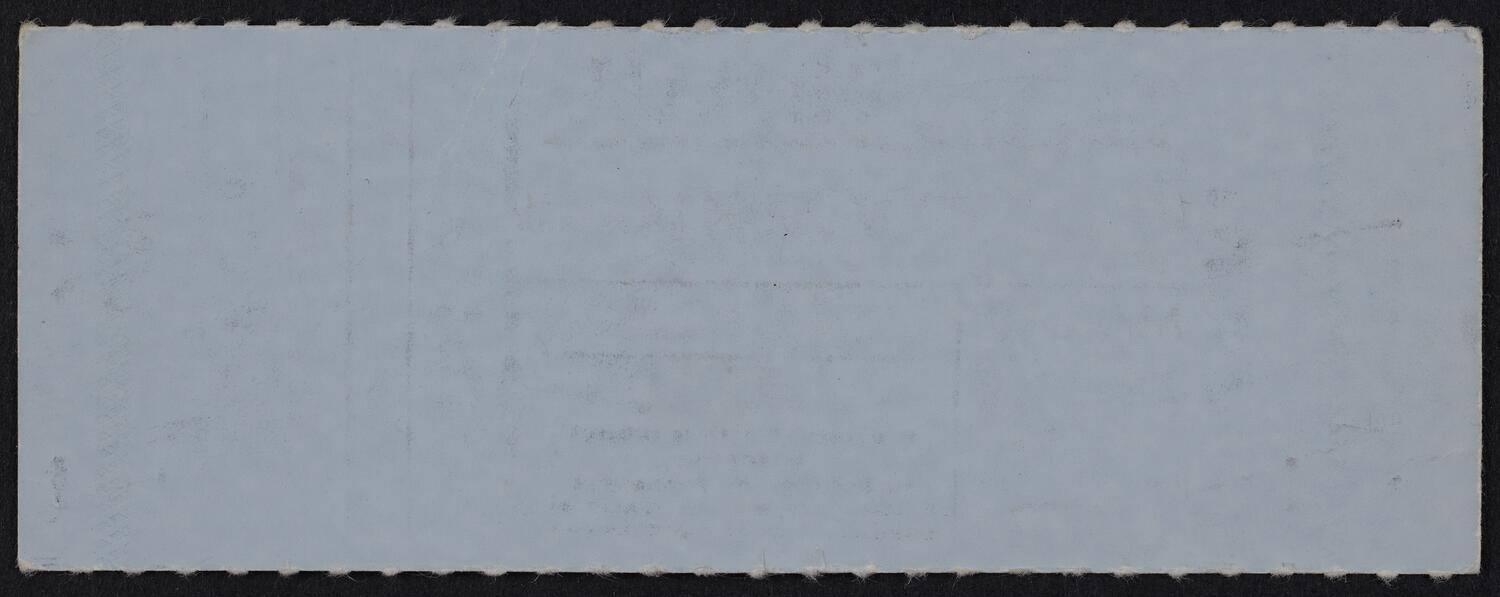 Ticket for Orchestre Symphonique De Montréal, March 24, 1986 (back)