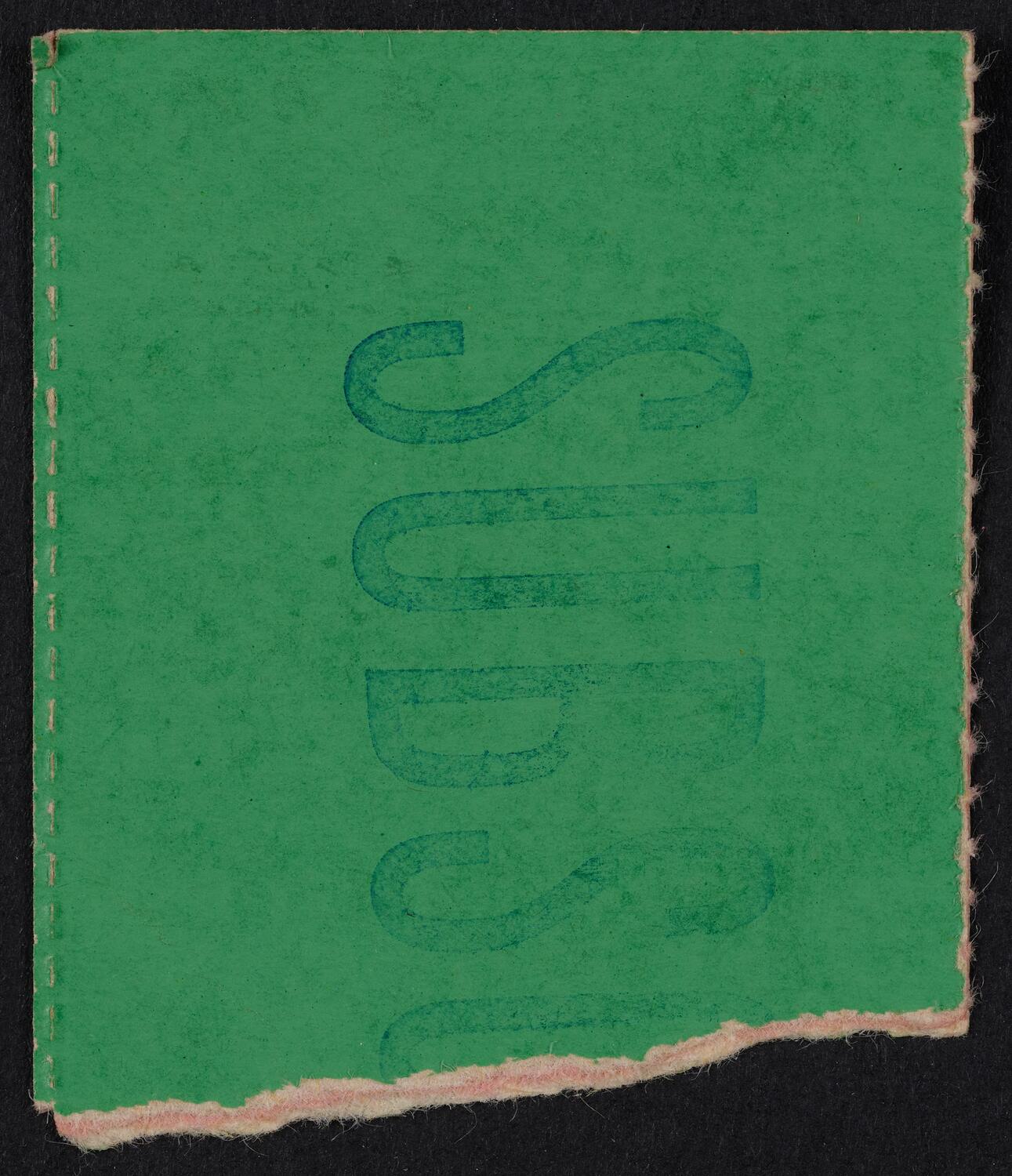 Ticket for Leontyne Price, February 10, 1974 (back)