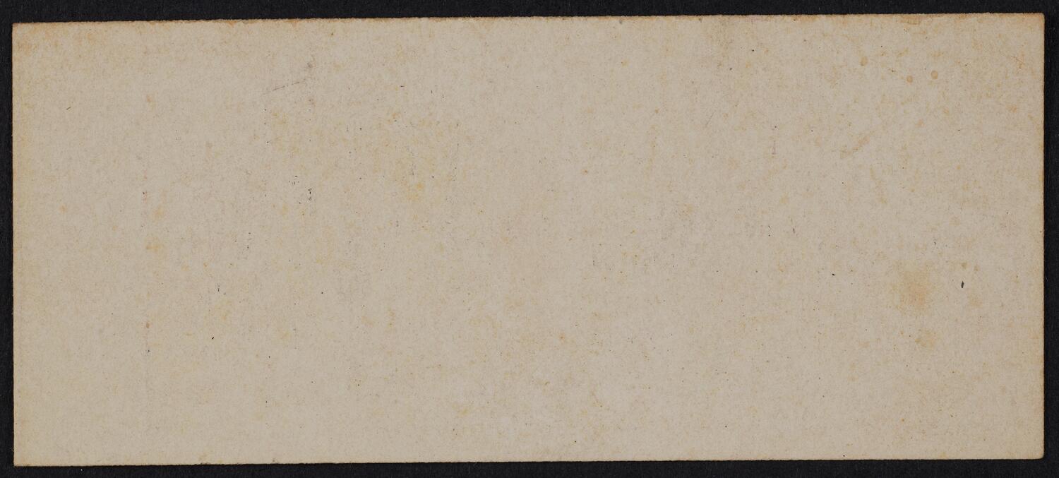 Ticket for Washington's Birthday Celebration, February 22, 1929 (back)