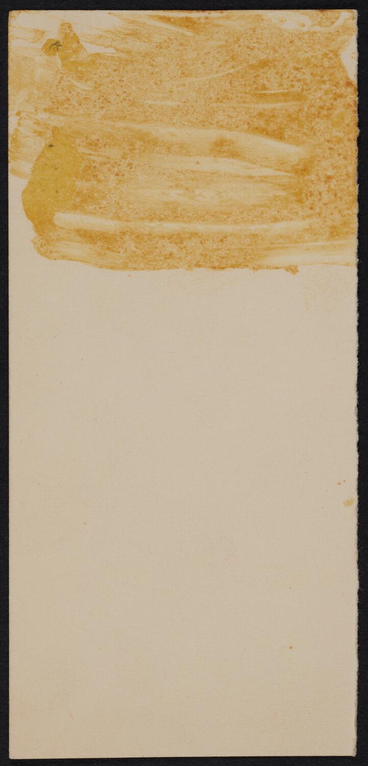 Ticket for NBC Symphony Orchestra, February 28, 1954 (back)