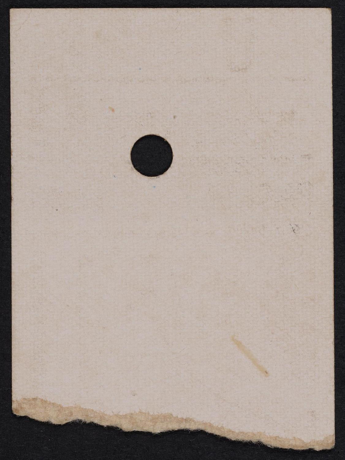 Ticket for Alexander Uninsky, January 19, 1948 (back)