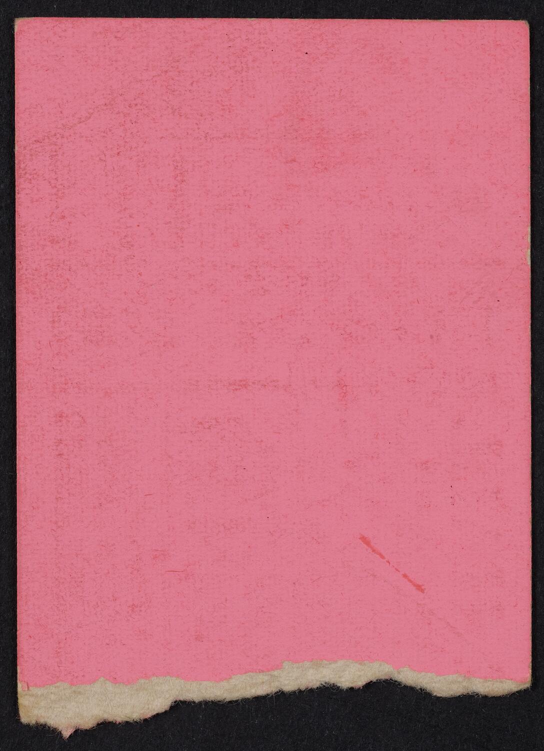 Ticket for Fred Robbins One-Nite Stand: Illinois Jacquet and His Orchestra with Ella Fitzgerald, January 17, 1948 (back)