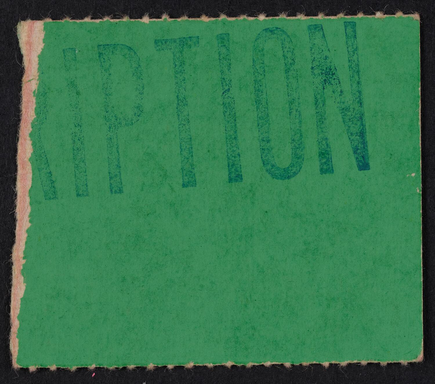 Ticket for Hermann Prey, November 30, 1973 (back)
