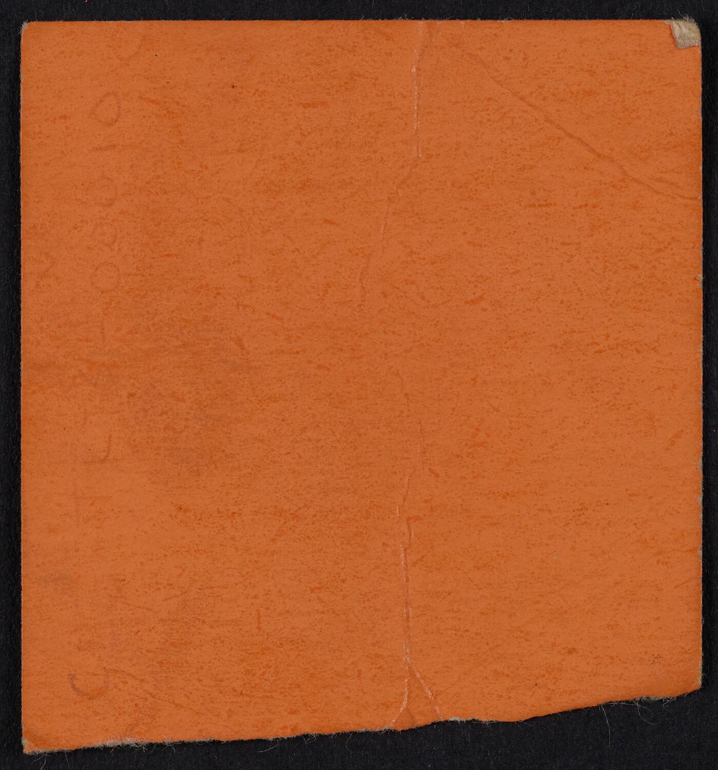 Ticket for Schola Cantorum of New York, April 2, 1947 (back)