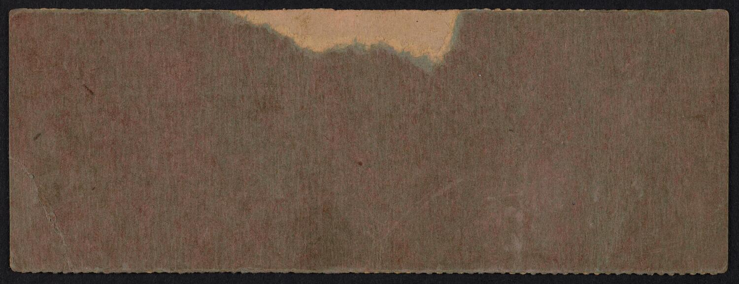 Ticket for the Philharmonic-Symphony Society of New York, April 12, 1945 (back)