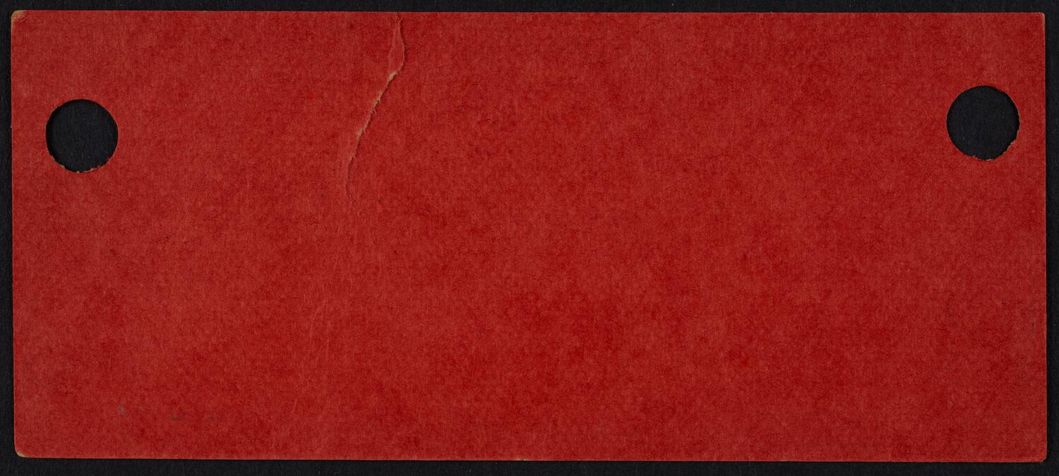 Ticket for New York Philharmonic, October 1, 1960 (back)