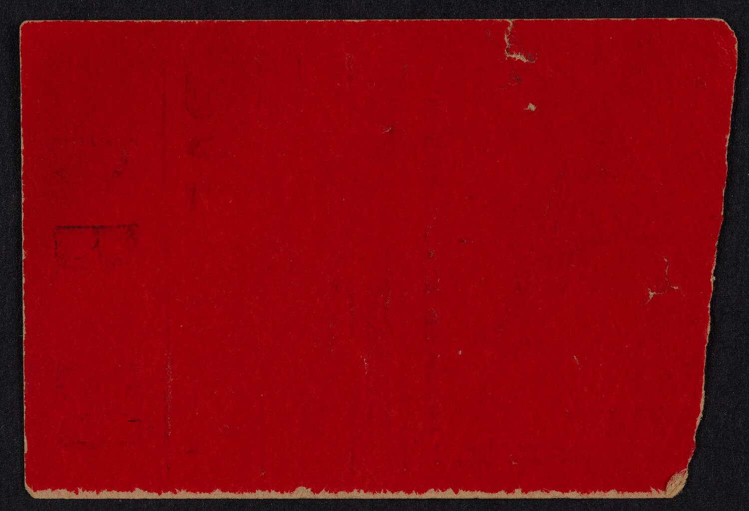 Ticket for Independent Citizens' Democracy Meeting, October 22, 1903 (back)