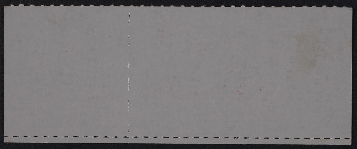 Ticket for Tancredi: A Gala Rossini Opera Festival, May 22, 1983 (back)