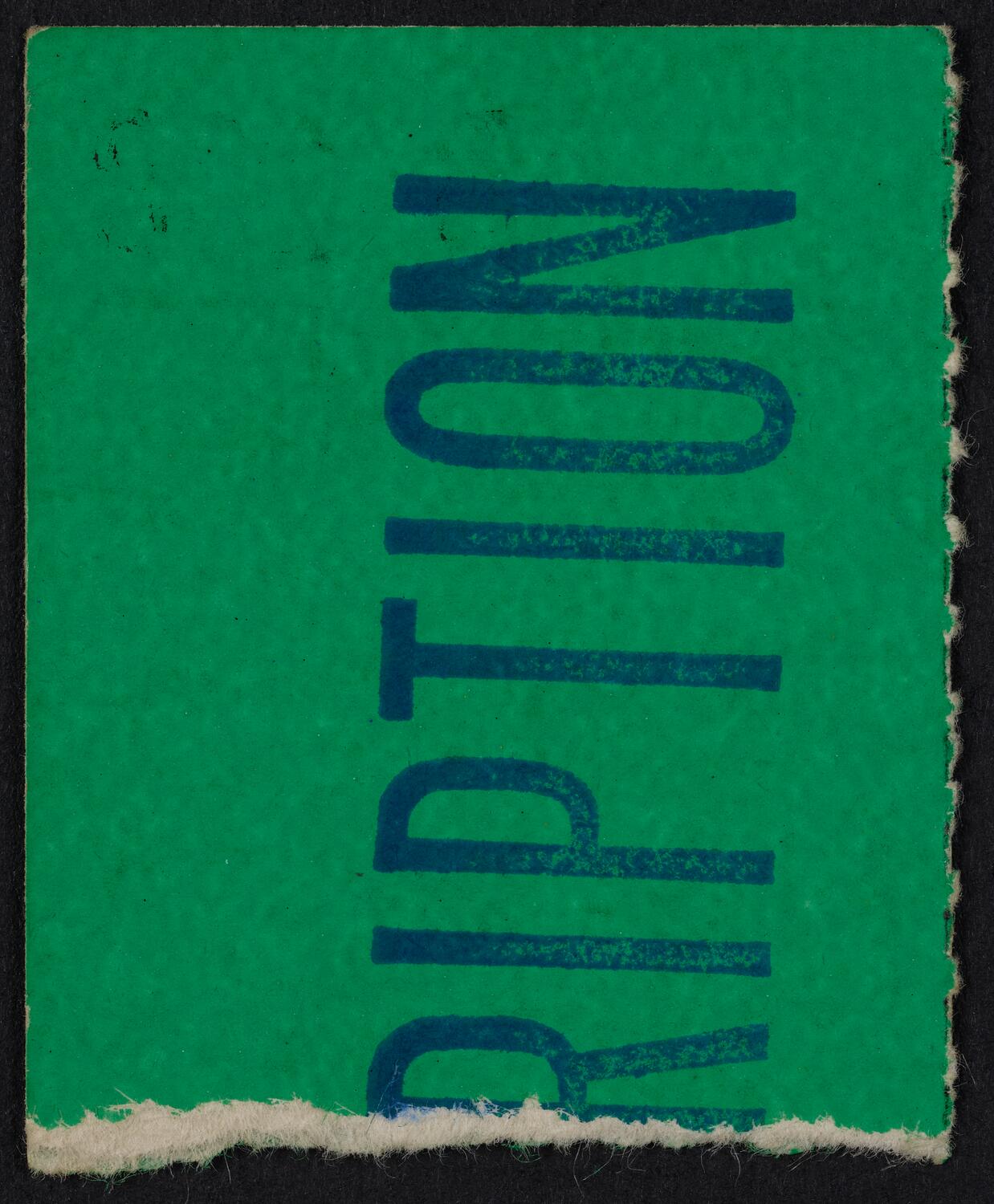 Ticket for Margaret Price, April 13, 1978 (back)