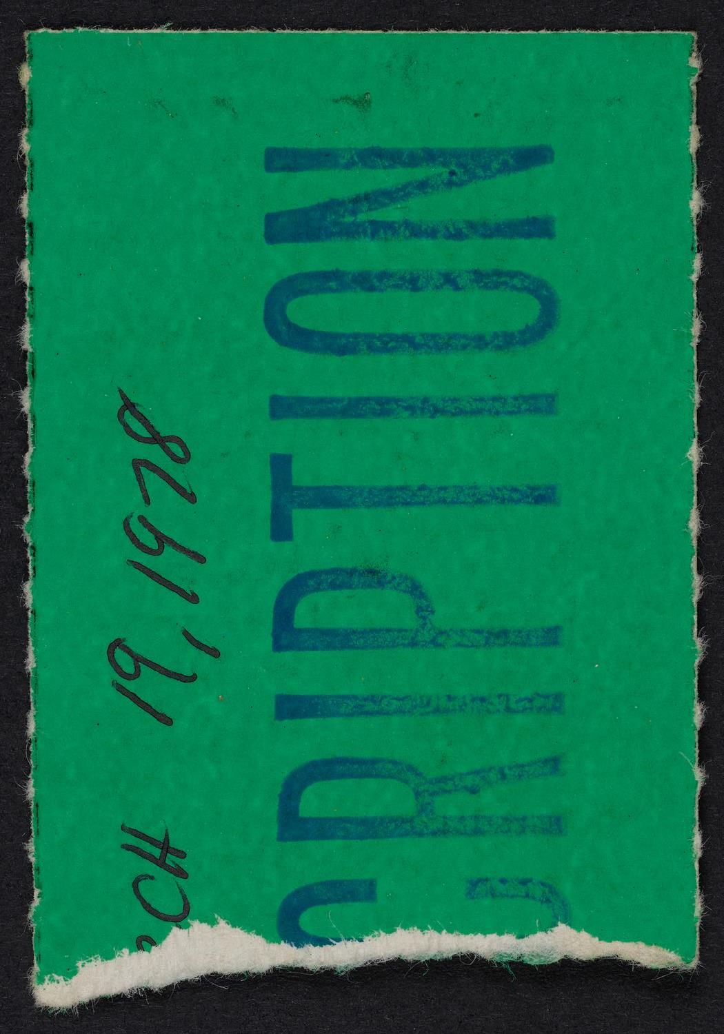 Ticket for Montserrat Caballé, February 13, 1978 (back)