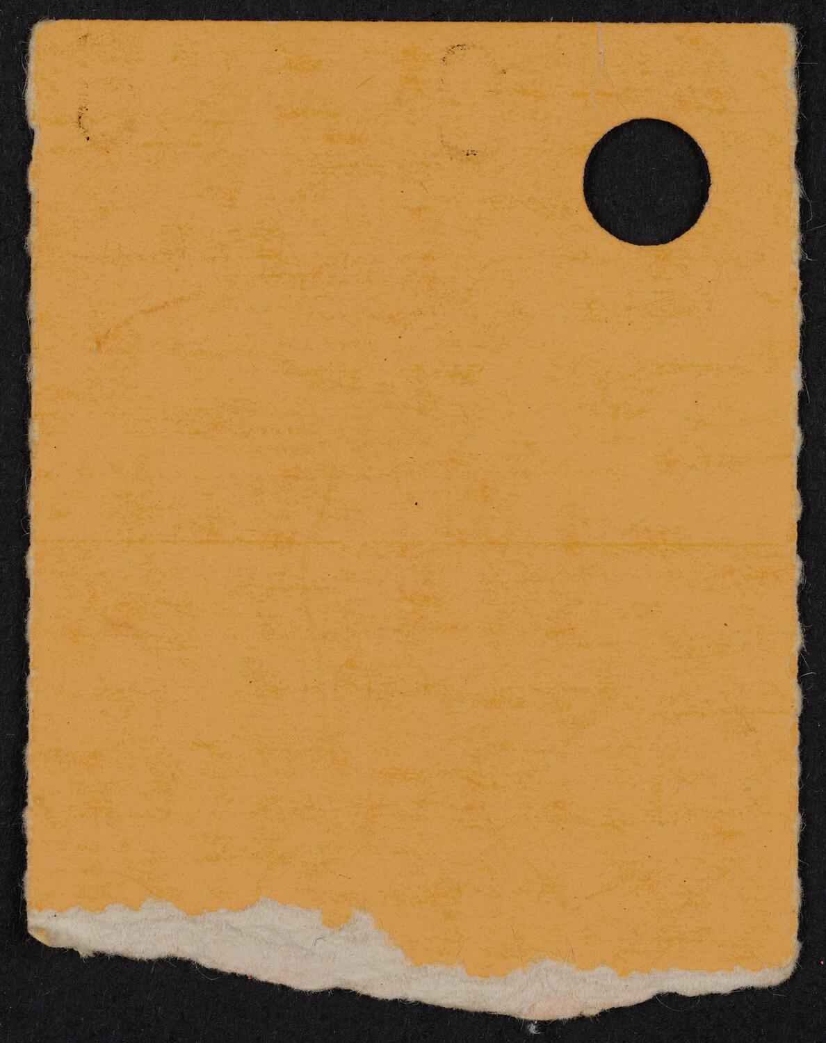Ticket for Boston Symphony Orchestra, November 21, 1970 (back)
