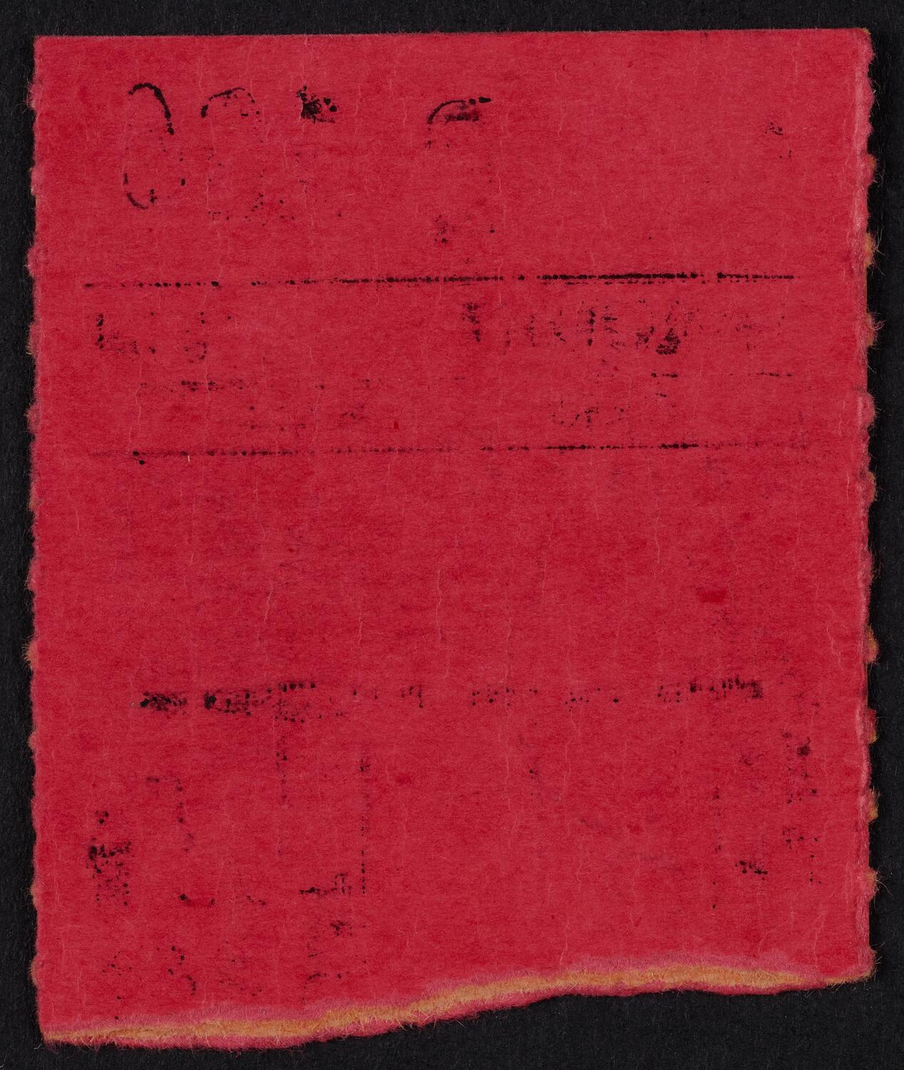 Ticket for Opera Orchestra of New York, March 14, 1978 (back)