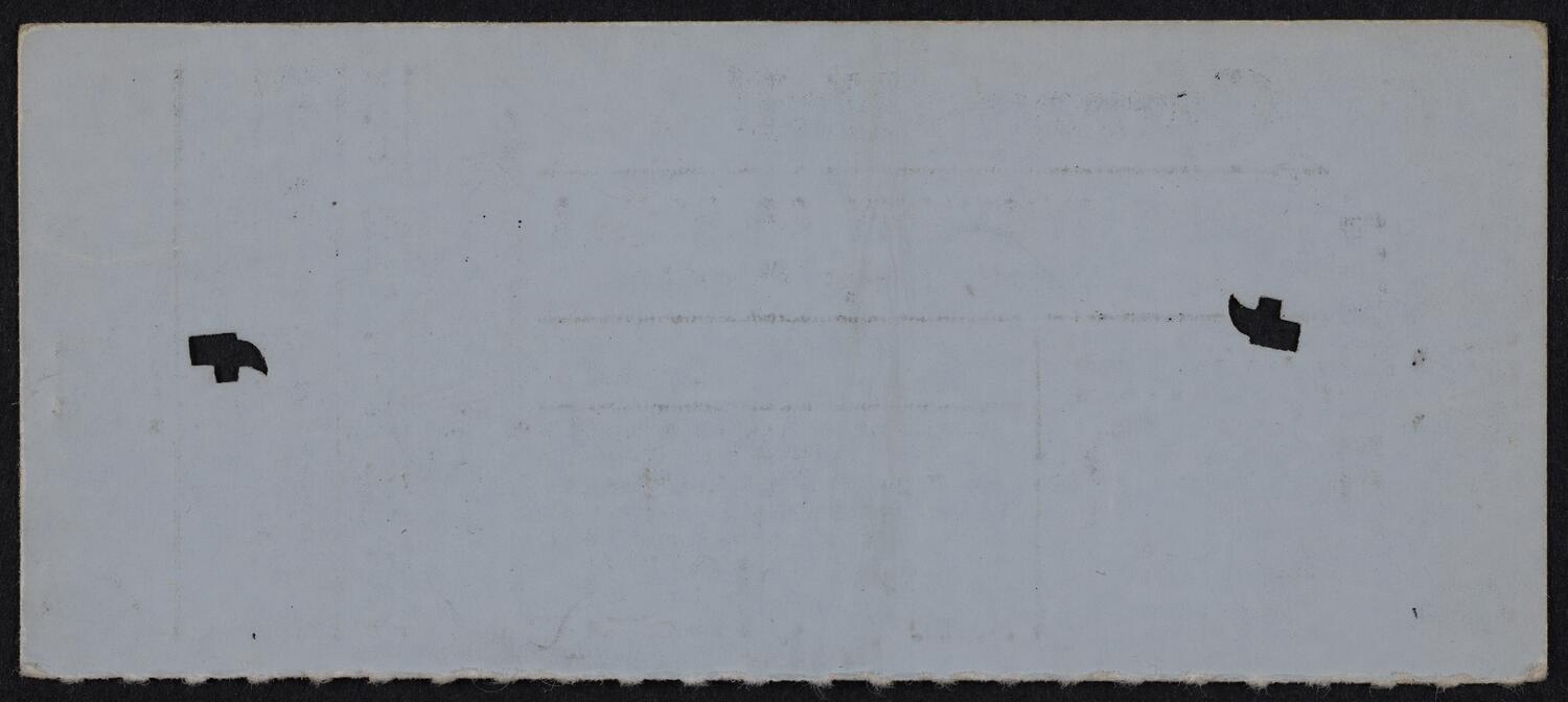 Ticket for Detroit Symphony Orchestra, March 23, 1981 (back)