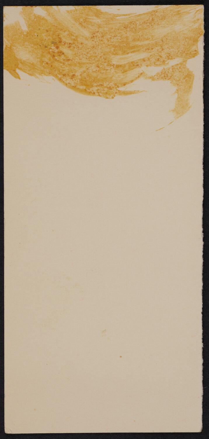 Ticket for NBC Symphony Orchestra, February 28, 1954 (back)