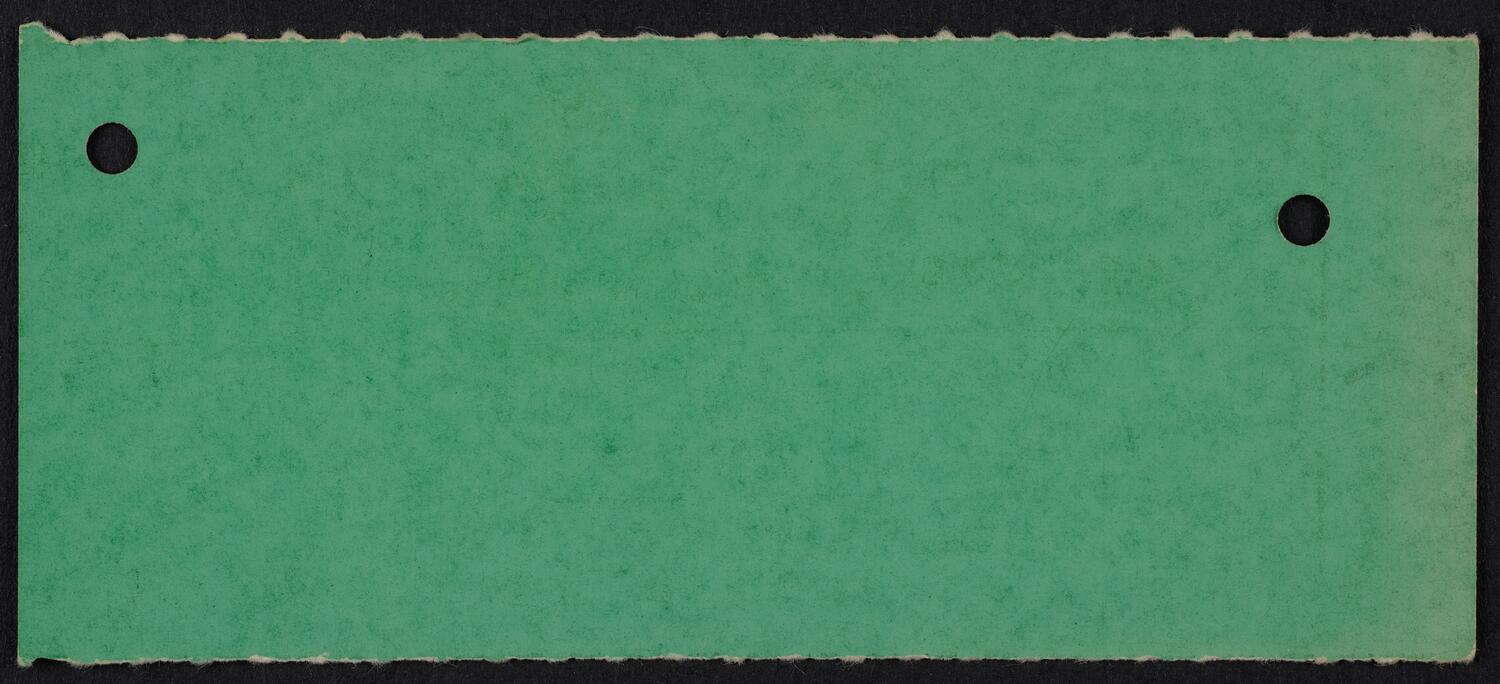 Ticket for American Symphony Orchestra, March 12, 1967 (back)