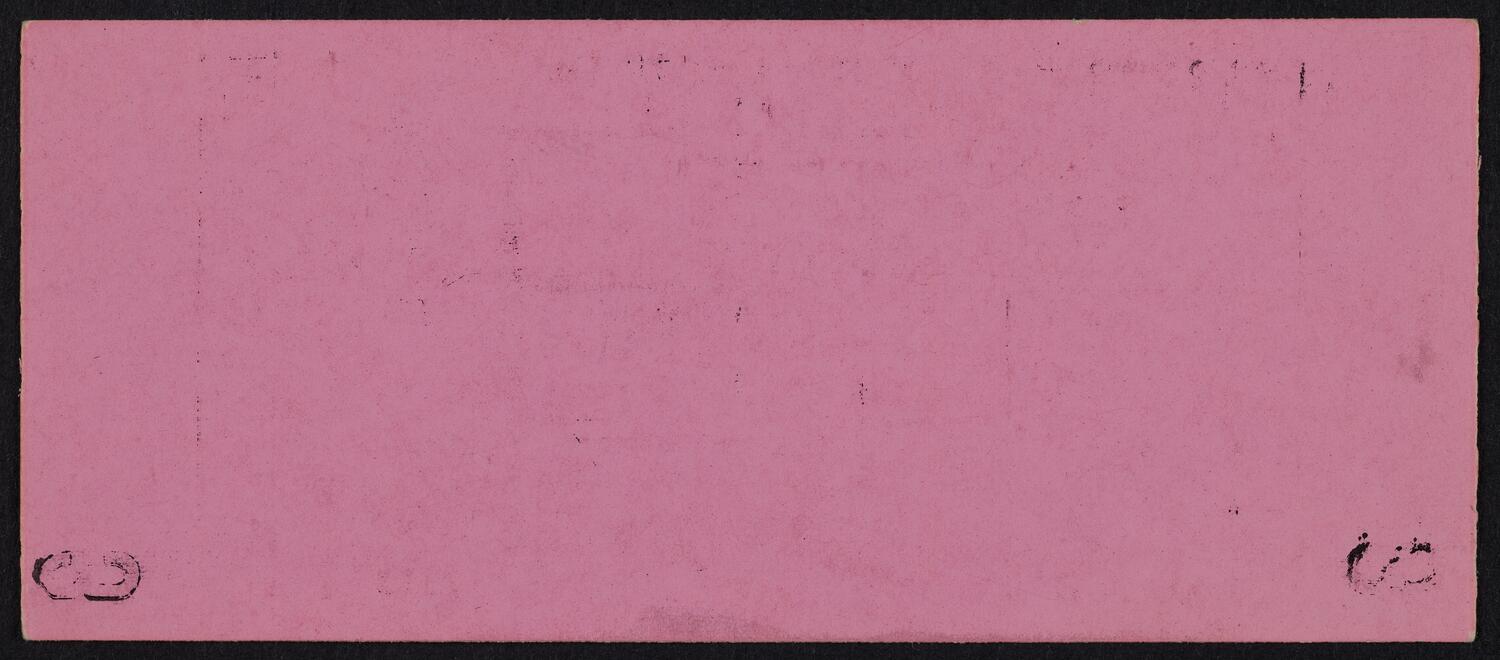 Ticket for Doobie Brothers and Argent, May 18, 1973 (back)