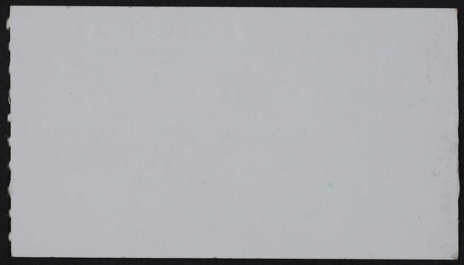 Ticket for Carnegie Hall's 85th Anniversary Concert, May 18, 1976 (back)