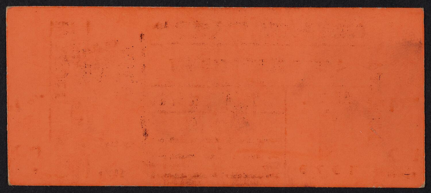 Ticket for WKCR Benefit Concert, April 1, 1979 (back)