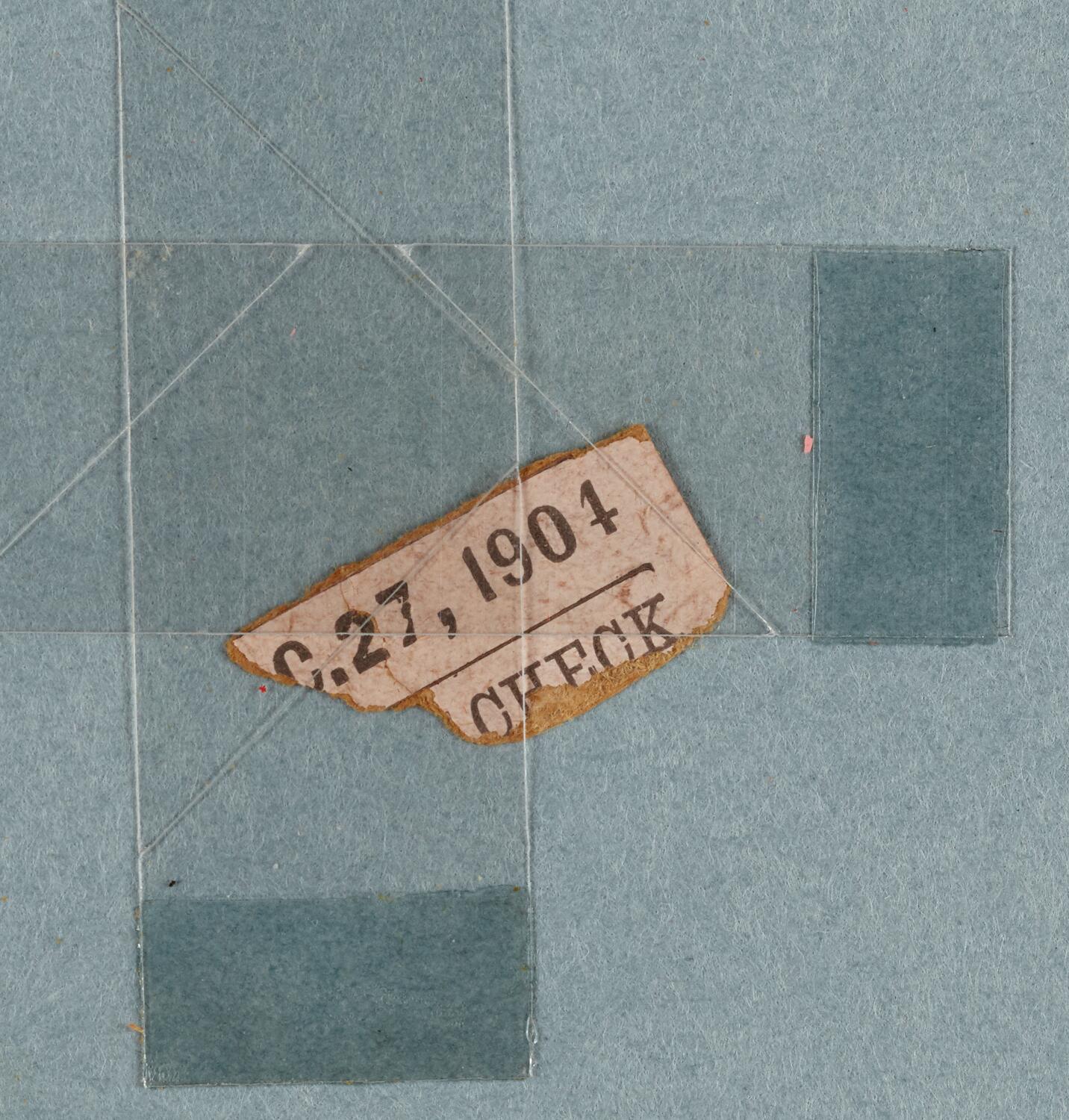 Ticket stub, 1904