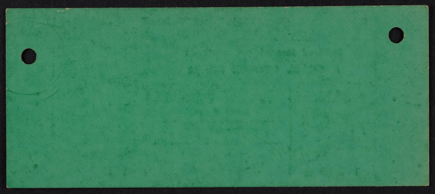 Ticket for Michael Rogers, January 16, 1968 (back)