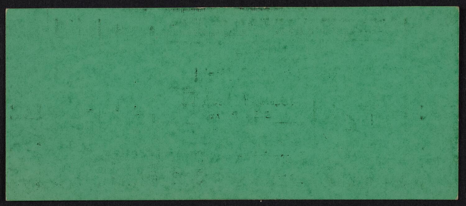 Ticket for João Carlos Martins, September 12, 1967 (back)