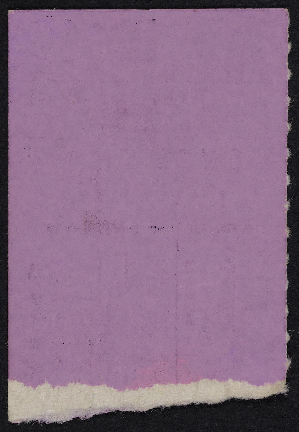 Ticket for Opera Orchestra of New York, May 13, 1979 (back)