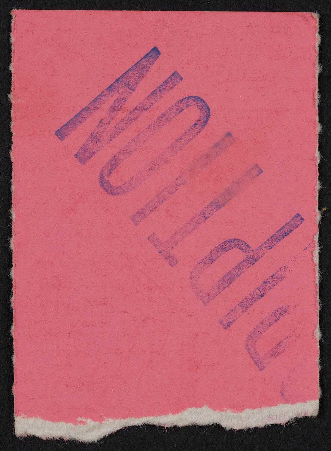 Ticket for Ileana Cotrubas, December 6, 1978 (back)