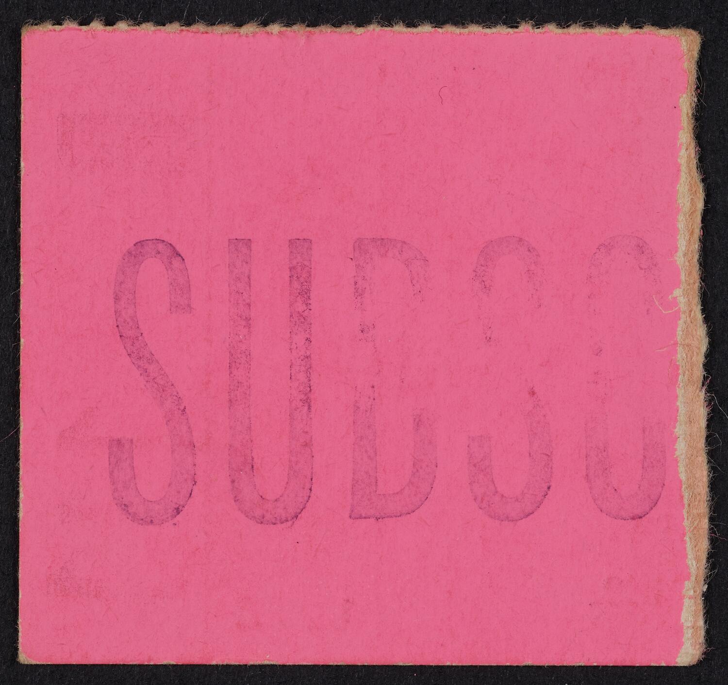 Ticket for Birgit Nilsson, April 30, 1972 (back)