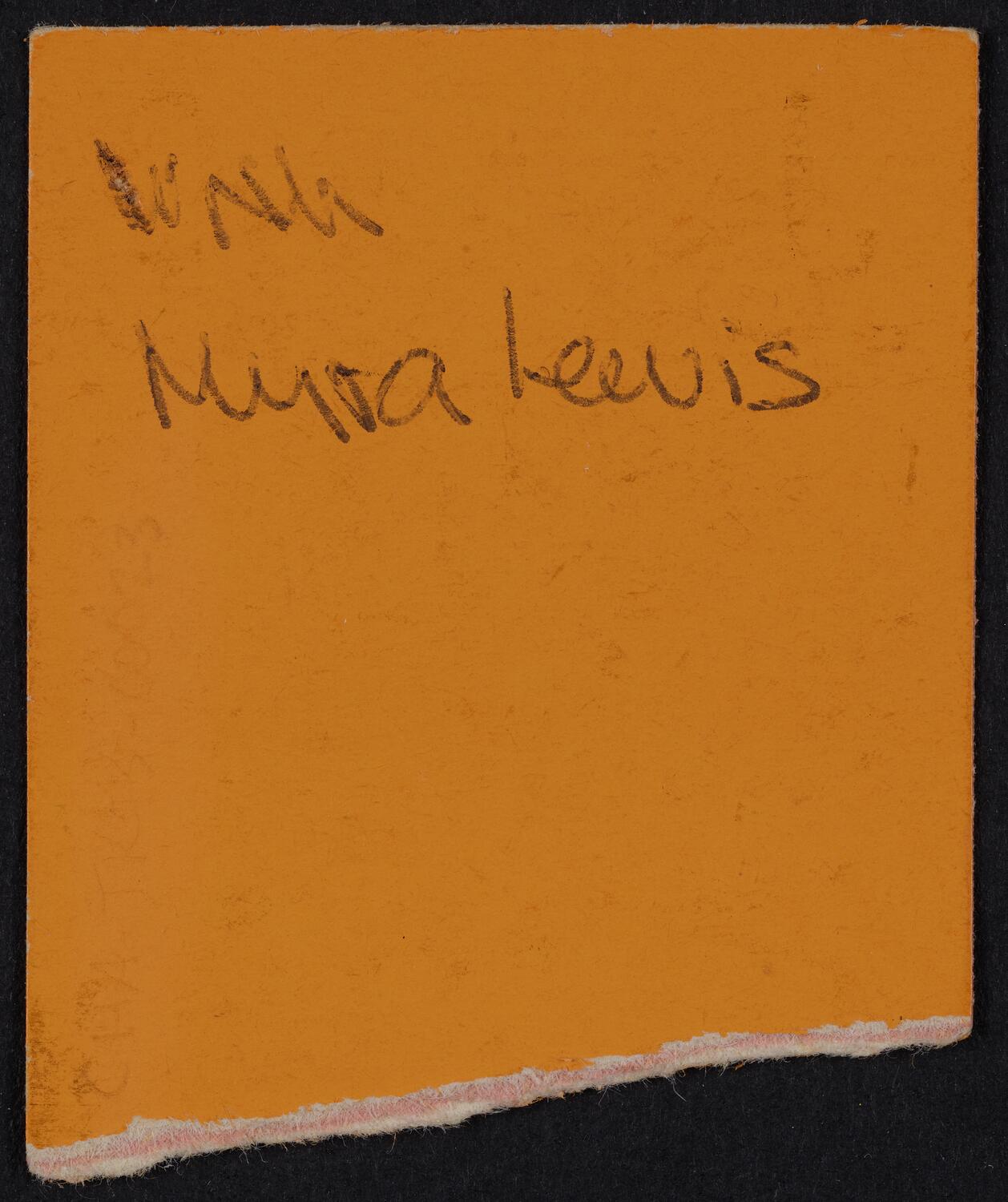 Ticket for American Symphony Orchestra, March 12, 1963 (back)