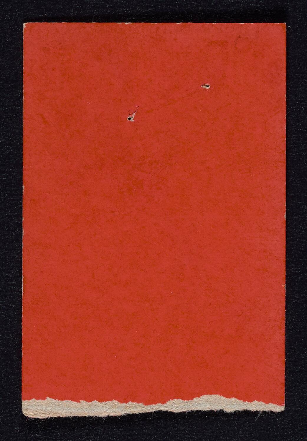 Ticket for New York Philharmonic, September 27, 1960 (back)