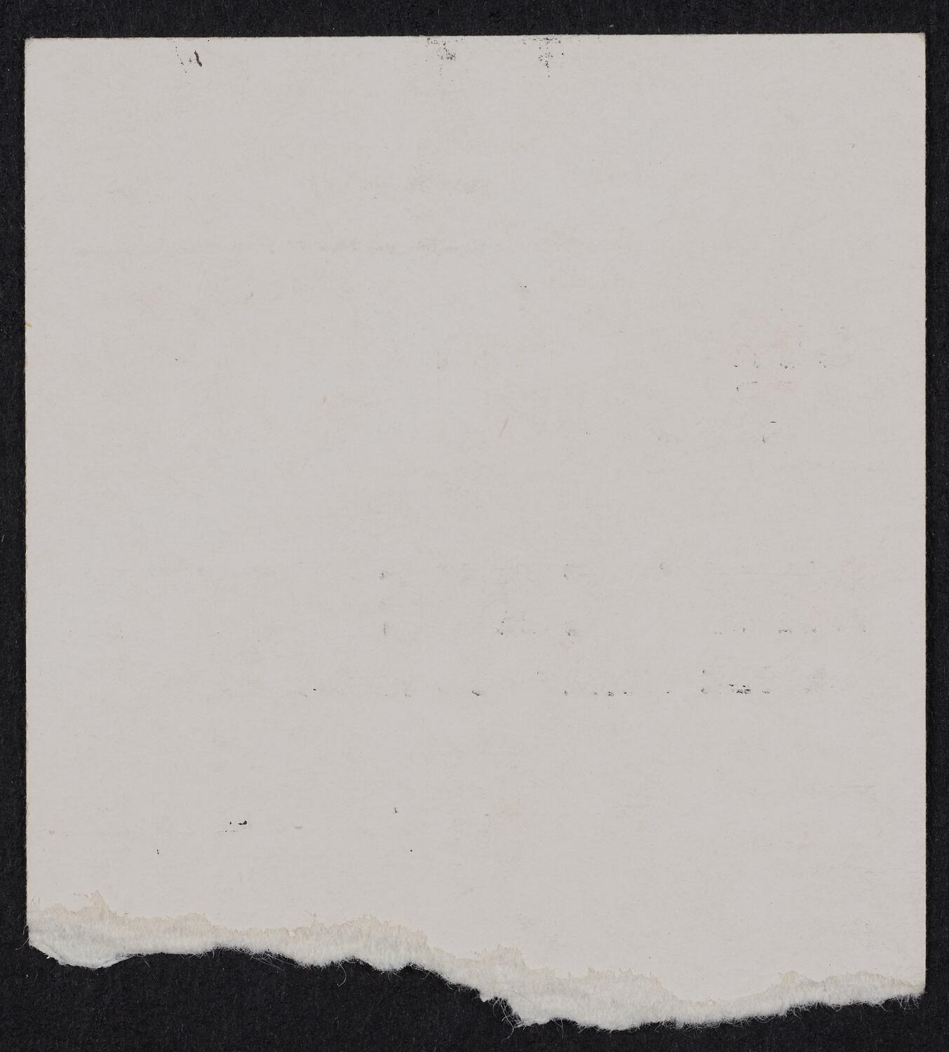 Ticket for Dimitri Mitropolous Memorial Concert, March 5, 1961 (back)