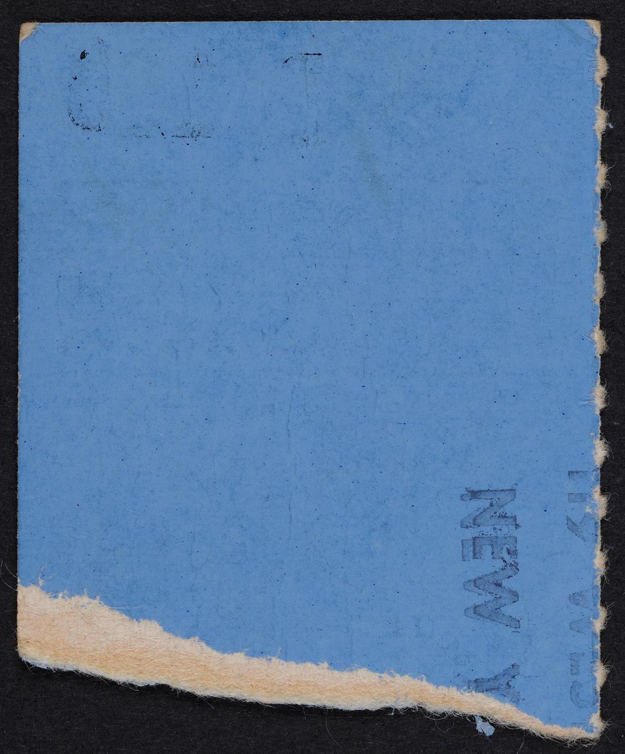 Ticket for Luciano Pavarotti, May 10, 1975 (back)