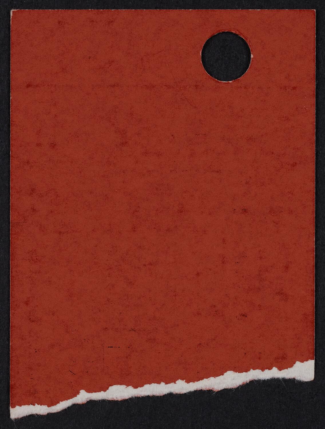 Ticket for Ruggiero Ricci, January 20, 1961 (back)