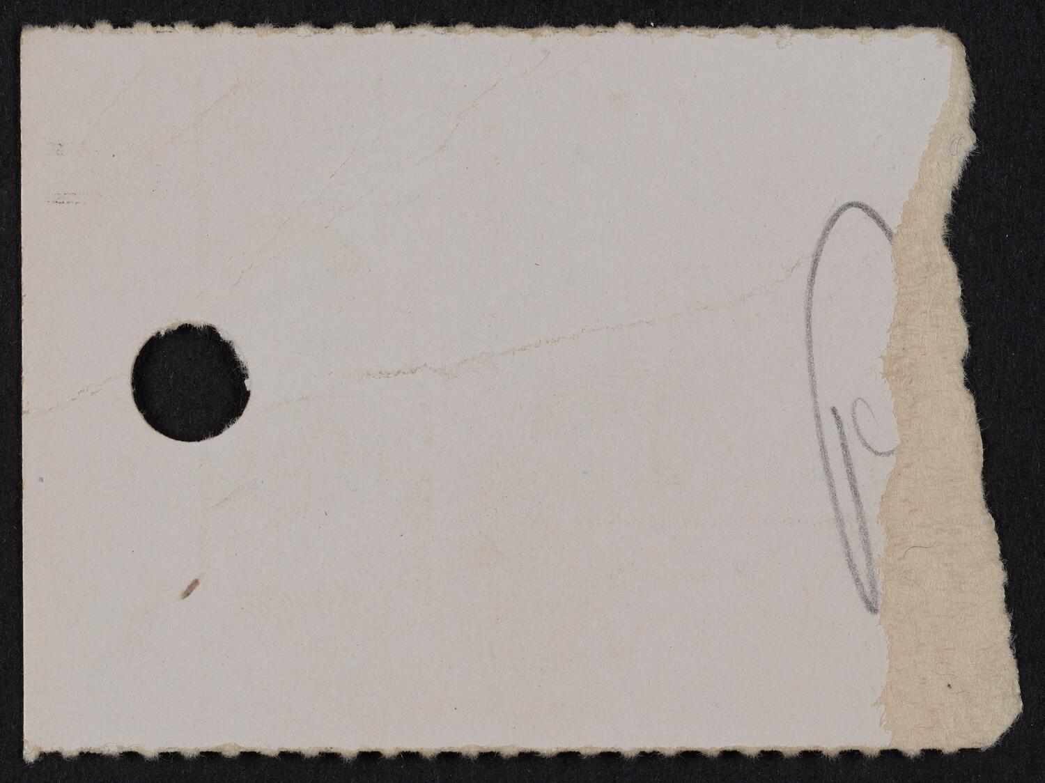 Ticket for Shawn Dancers, February 21, 1940 (back)