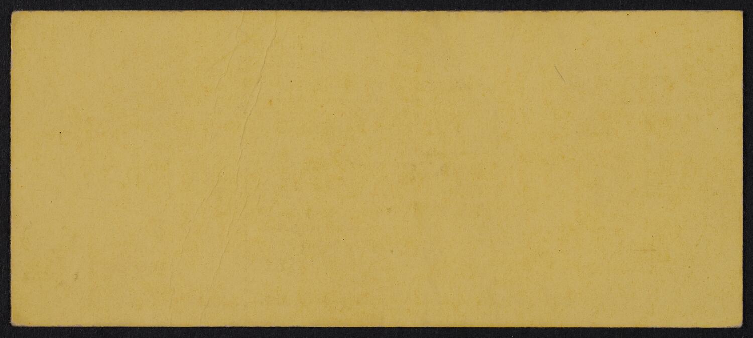 Ticket for Inez Lauritano, March 21, 1941 (back)