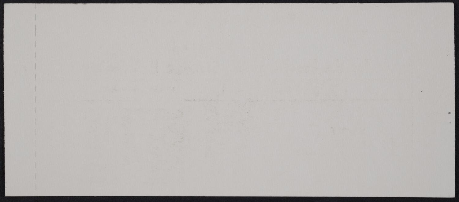 Ticket for Carnegie Hall According to Jackie Mason, September 21, 1987 (back)