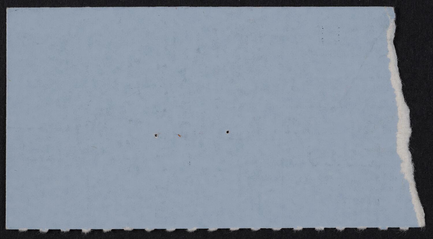 Ticket for Detroit Symphony Orchestra, January 31, 1987 (back)