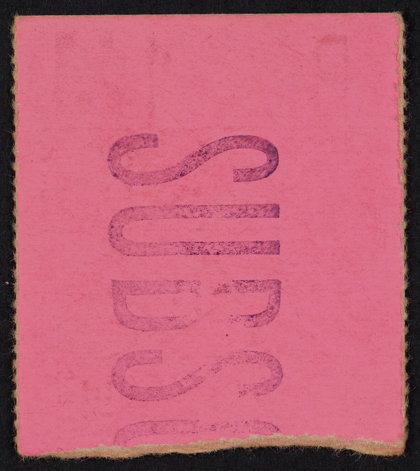 Ticket for Marilyn Horne, April 16, 1972 (back)