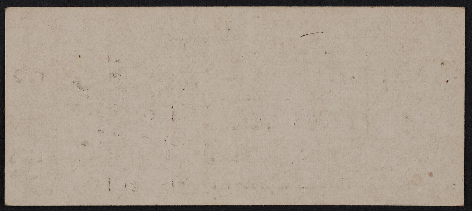 Ticket for John Masefield, January 9, 1933 (back)