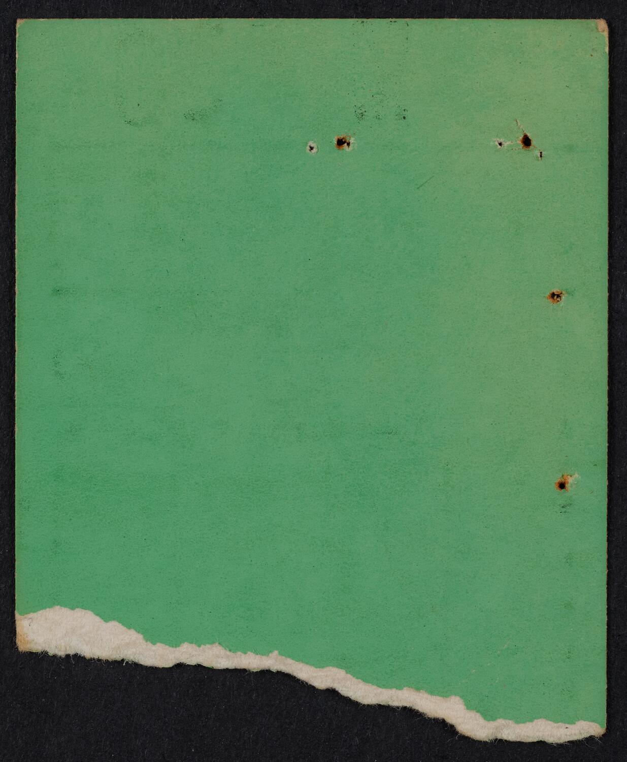 Ticket for Jazz Concert by Benny Goodman and Louis Armstrong, April 17, 1953 (back)