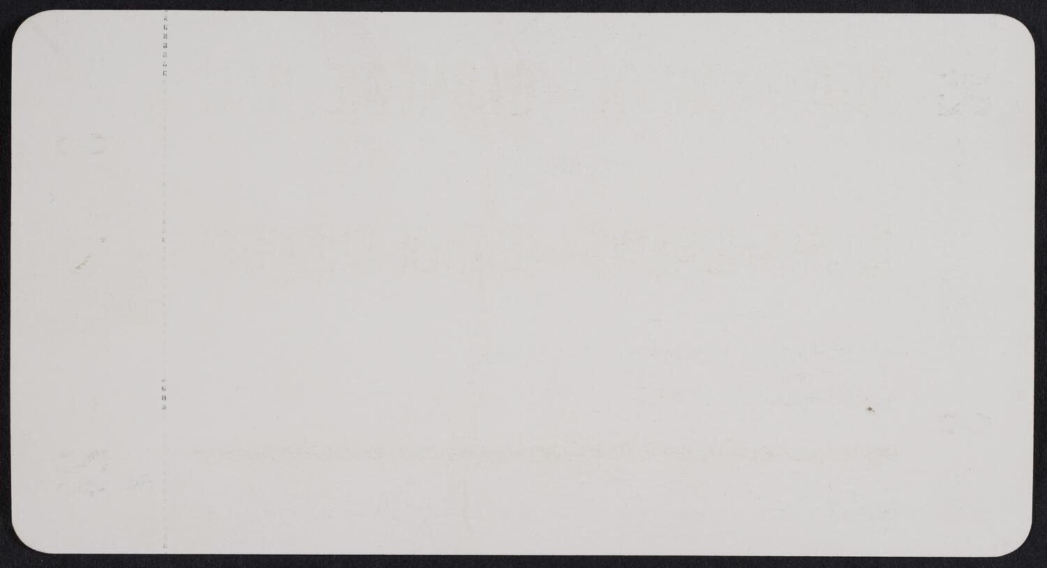 Ticket for Julie and Carol at Carnegie Hall, March 5, 1962 (back)