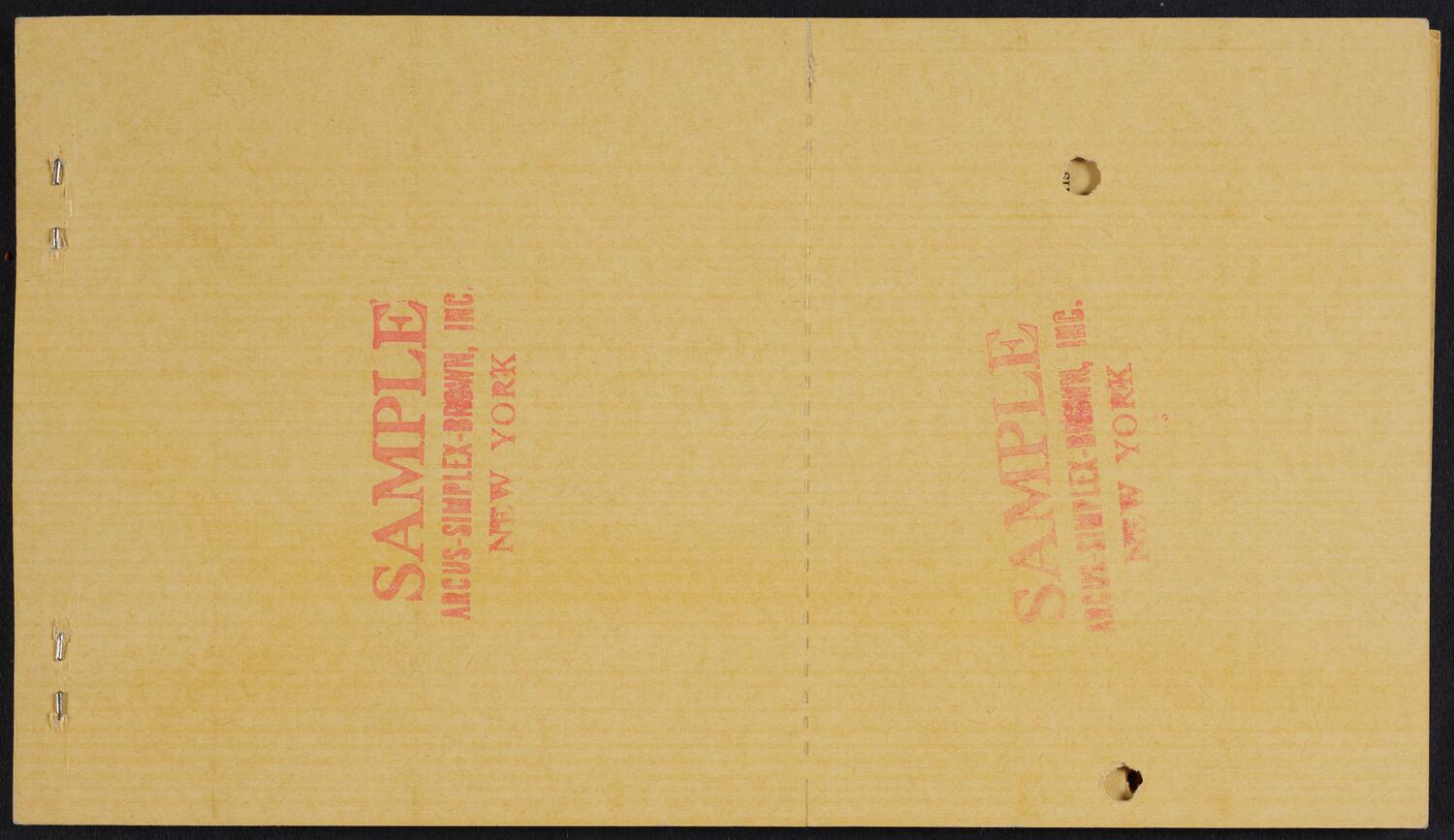 Box Seat tickets for the Philharmonic-Symphony Society of New York, October 25, 1956 (back)