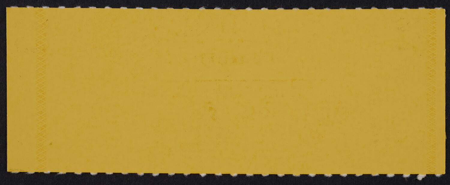 Ticket for the Cleveland Orchestra, October 19, 1984 (back)