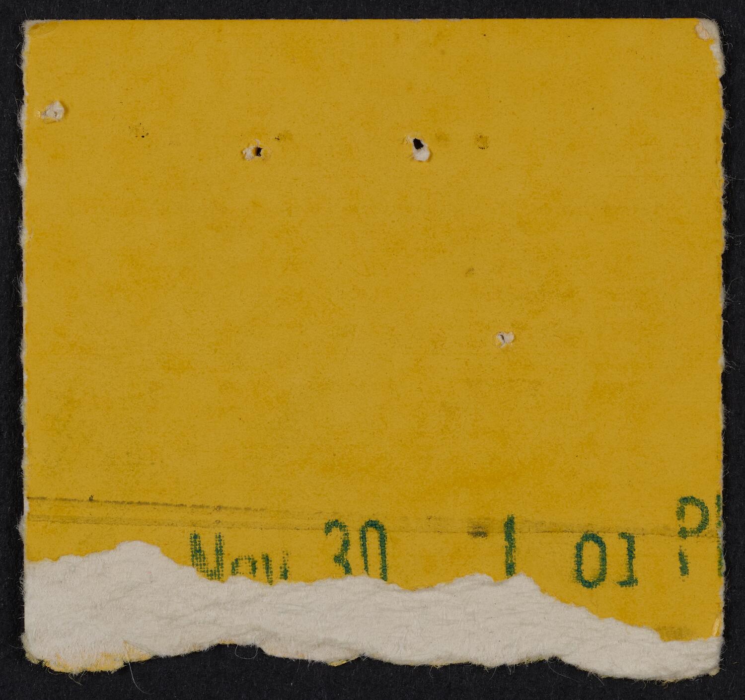 Ticket for Boston Symphony Orchestra, December 13, 1969 (back)
