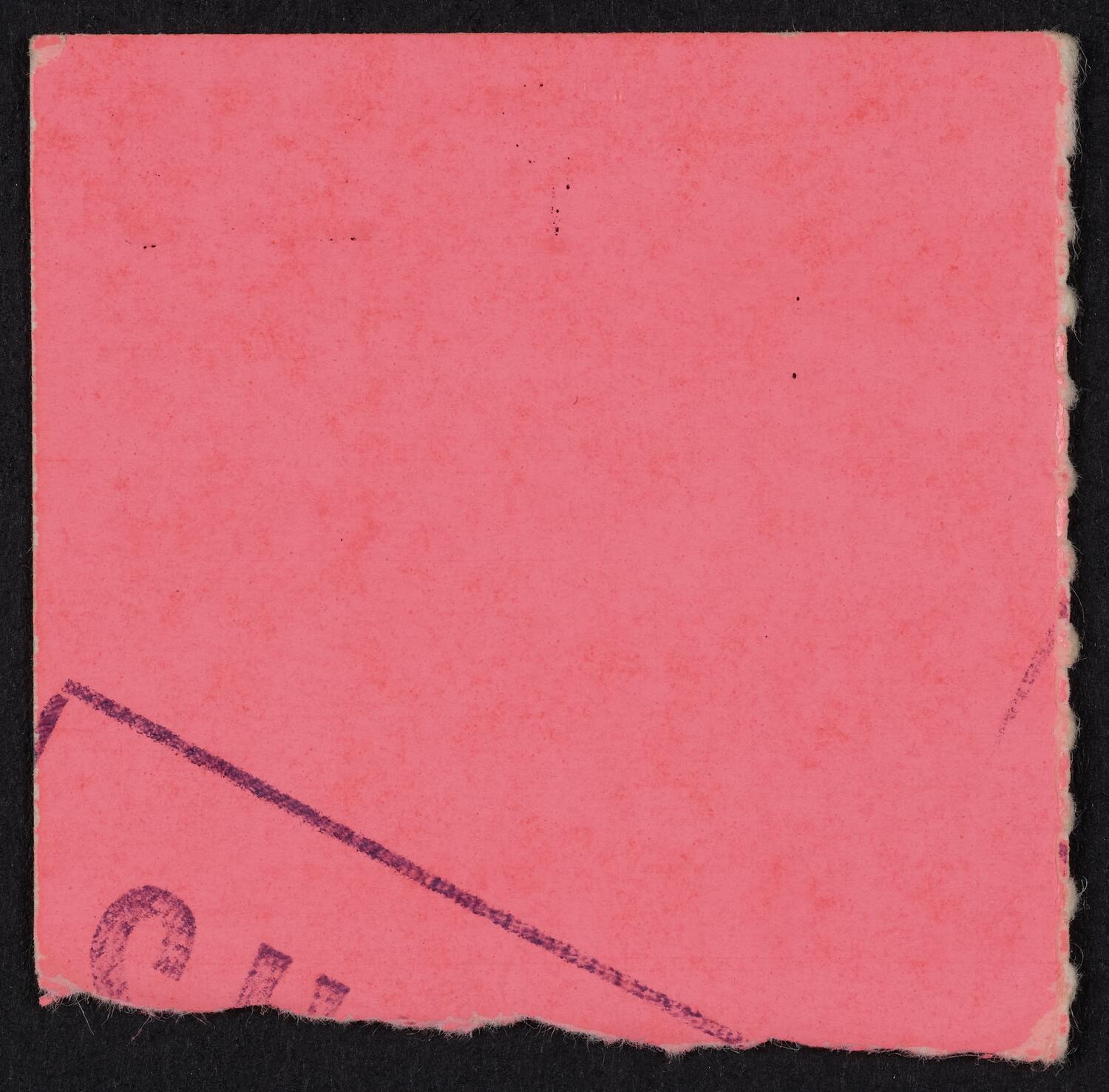 Ticket for Handel Society of New York, March 27, 1972 (back)