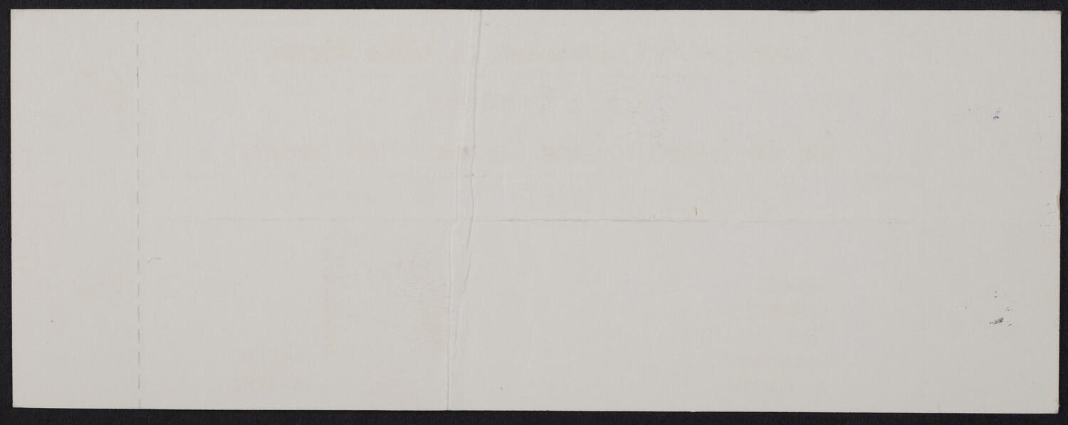Ticket for Carnegie Hall According to Jackie Mason, September 21, 1987 (back)
